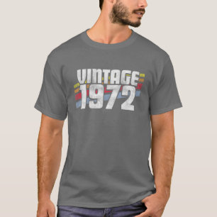 Vintage 1972 50Th Birthday Gift Men Women 50 Years T-Shirt