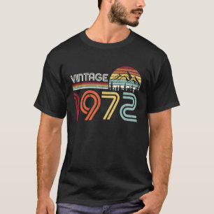 Vintage 1972 51st Birthday  Turning 51 Year Old Bd T-Shirt