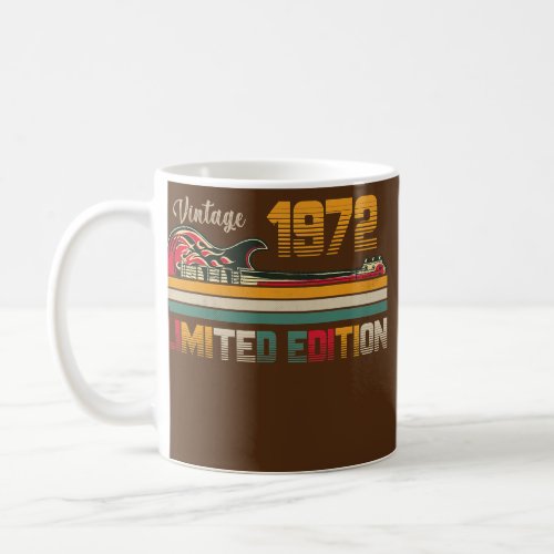 Vintage 1972 Guitar Lovers 50th Birthday Coffee Mug