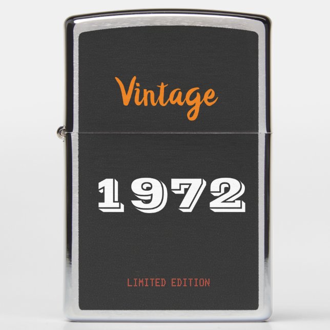 Vintage 1972 limited  edition Gift Zippo Lighter (Front)