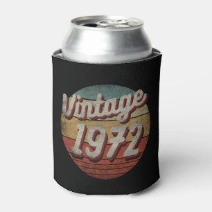 VINTAGE 1972 MEN WOMEN BIRTHDAY GIFT CAN COOLER