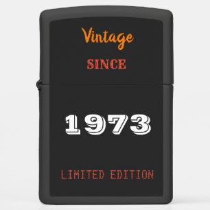 Vintage 1973 – 53rd Birthday Limited Edition Gift Zippo Lighter