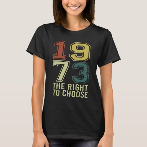 Vintage 1973 Defend Roe Feminist pro Choice  T_Shirt