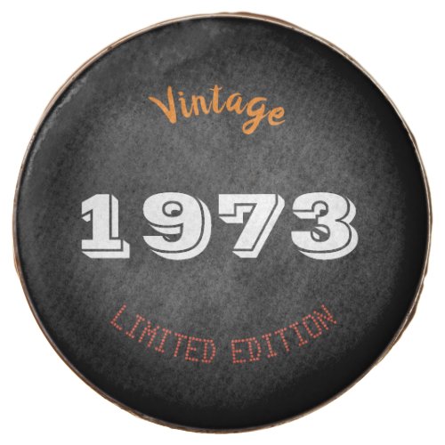 Vintage 1973 limited edition 50th Birthday Chocolate Covered Oreo