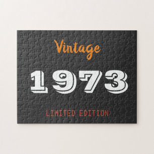 Vintage 1973 limited edition 50th Birthday Gift Jigsaw Puzzle