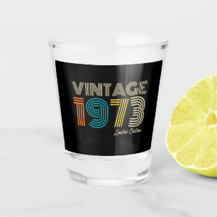 Vintage 1973 Limited Edition 50th Birthday Shot Glass