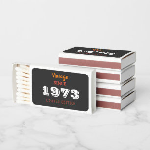 Vintage 1973 Limited Edition Matchboxes – 53rd 