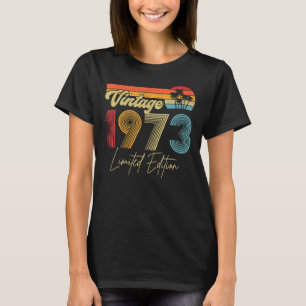 Vintage 1973 Made In 1973 50th Birthday 50 Year T-Shirt