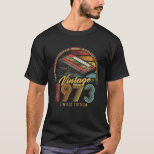 Vintage 1973 Retro Cassette 1973 53rd Birthday 53 T-Shirt