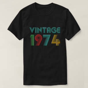 Vintage 1974, 50th Birthday Gift T-Shirt