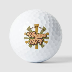 Vintage 1974 Custom Golf Balls
