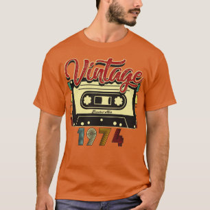 Vintage 1974 Greatest Hits Cassette Tape T-Shirt