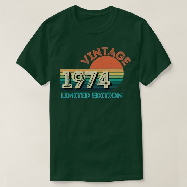 Vintage 1974 limited edition2 T-Shirt (Design Front)