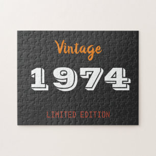 Vintage 1974 limited edition 50th Birthday Gift Jigsaw Puzzle