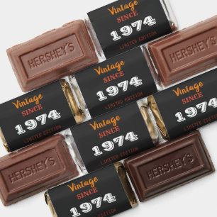 Vintage 1974 Limited Edition 52nd Birthday Hershey's Miniatures