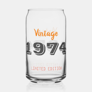 Vintage 1974 Limited Edition Can Glass – 52nd