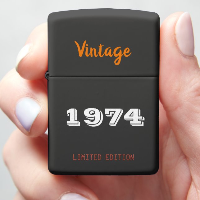 Vintage 1974 Limited Edition Zippo Lighter | 52nd  (In Hand)