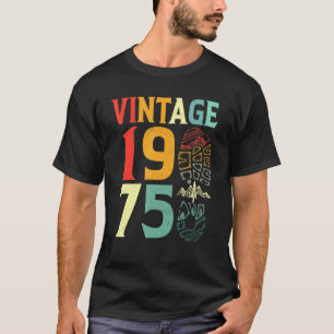 Vintage 1975 47 Year Old Birthday Camping Hiking T-Shirt