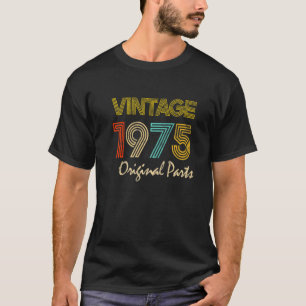 Vintage 1975 47 Years Old Men And Women 47th Birt T-Shirt