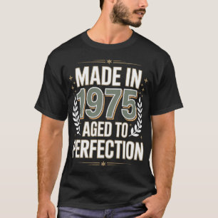 Vintage 1975 Aged To Perfection Birthday T-Shirt
