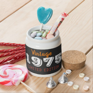 Vintage 1975 Candy Jar – 50th Birthday Gift