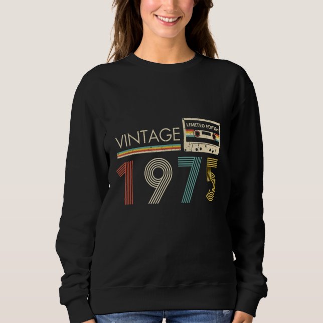 Vintage 1975  Cassette Sweatshirt (Front)