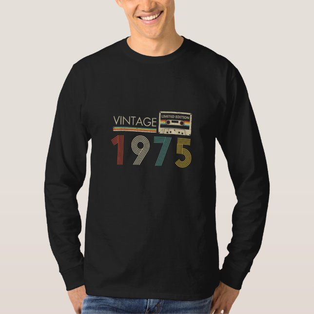 Vintage 1975  Cassette T-Shirt (Front)
