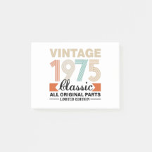Vintage 1975 imited Edition Birthday