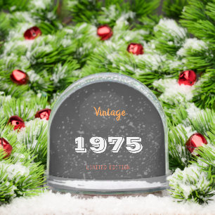 Vintage 1975 Limited Edition – 50th Birthday Party Snow Globe