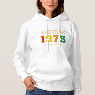 Vintage 1975 Limited Edition – 50th Birthday Retro Hoodie