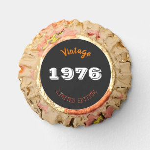 Vintage 1976 50th Birthday - Classic Gift for 50  Reese's Peanut Butter Cups
