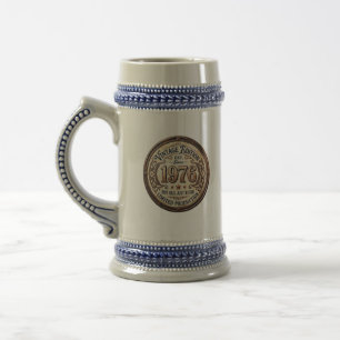 Vintage 1976 Birthday Beer Stein