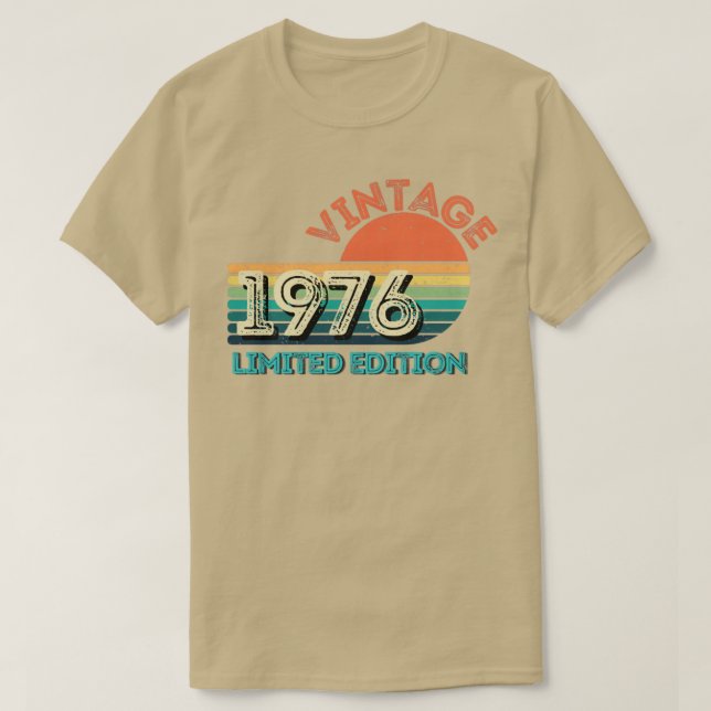 Vintage 1976 limited edition2 T-Shirt (Design Front)