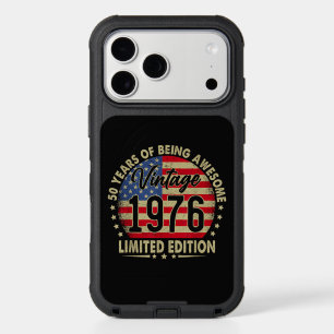 Vintage 1976 Limited Edition 50 Years Old iPhone 17 Pro Max Case