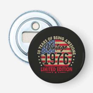 Vintage 1976 Limited Edition 50th Birthday Bottle Opener