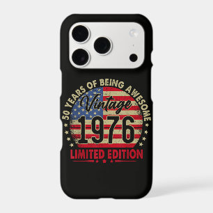 Vintage 1976 Limited Edition 50th Birthday iPhone 17 Pro Case