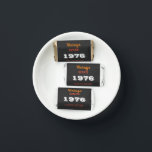 Vintage 1976 Limited‑Edition 50th Birthday Hershe Hershey's Miniatures<br><div class="desc">Vintage 1976 Limited Edition 50th Birthday Hershey’s Miniatures – Retro Party Favors Celebrate a once-in-a-lifetime milestone with these Vintage 1976 Limited Edition 50th Birthday Hershey’s Miniatures, the perfect retro-themed party favor for marking half a century in style. Featuring a classic vintage design with bold “Limited Edition 1976” graphics, these personalized...</div>