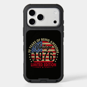 Vintage 1976 Limited Edition 50th Birthday iPhone 17 Pro Max Case