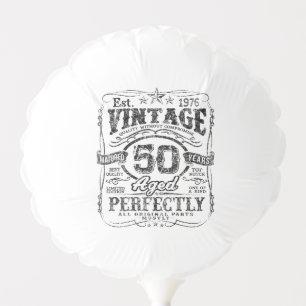 Vintage 1976 Limited Edition Shirt 50 Year Old 50t Balloon