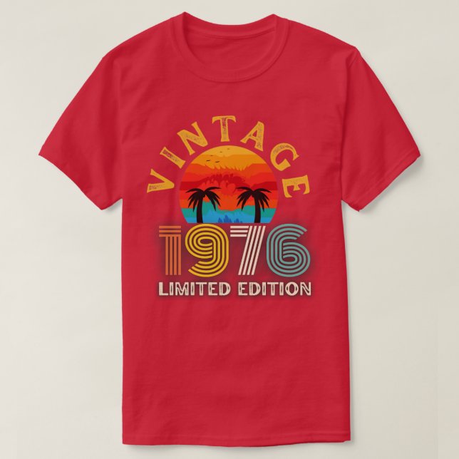 Vintage 1976 limited edition T-Shirt (Design Front)