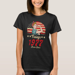 Vintage 1977  1977 45th B Day 45 Years Old T-Shirt