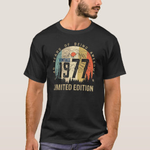 Vintage 1977  45th Birthday  45 Yr Old T-Shirt