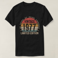 Vintage 1977 Limited Edition 48th Birthday Gifts