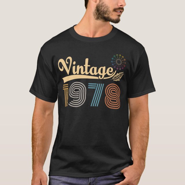 vintage 1978 birthday T-Shirt (Front)