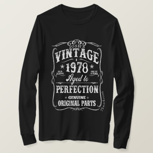Vintage 1978 Shirt Birthday 40 Tshirt Born Forty