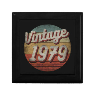 VINTAGE 1979 MEN WOMEN BIRTHDAY GIFT BOX