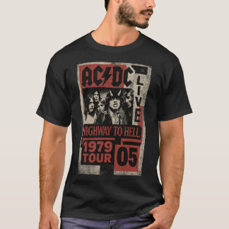 Vintage 1979 Rock & Roll Concert Tour Poster T-Shirt