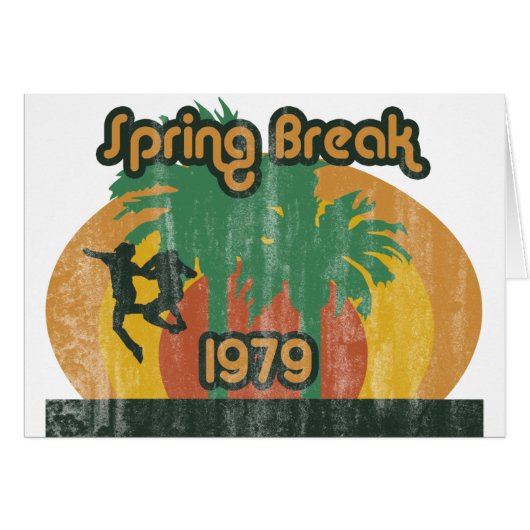 Vintage 1979 Spring Break Cards (Front Horizontal)