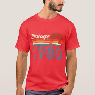 Vintage 1980 Vintage Birthday Retro Vintage retro T-Shirt
