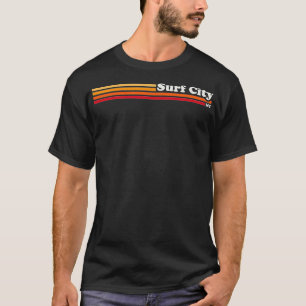 Vintage 1980s Graphic Style Surf City North olina T-Shirt